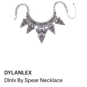 Dylanlex spear necklace antique silver